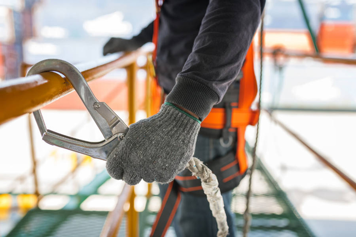 Travaux en hauteur sur site aménagé